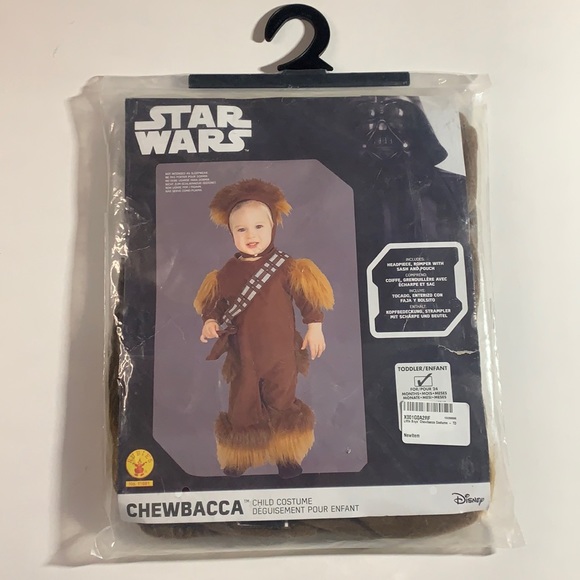 Star Wars Chewbacca Child Costume. Size 24 Months. New